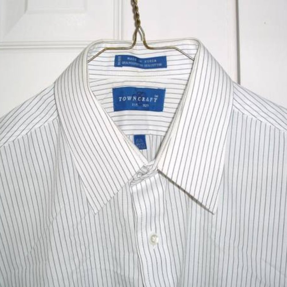 Towncraft Men's Long-Sleeved Dress Shirt